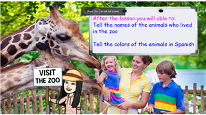 Los animales del zoologico